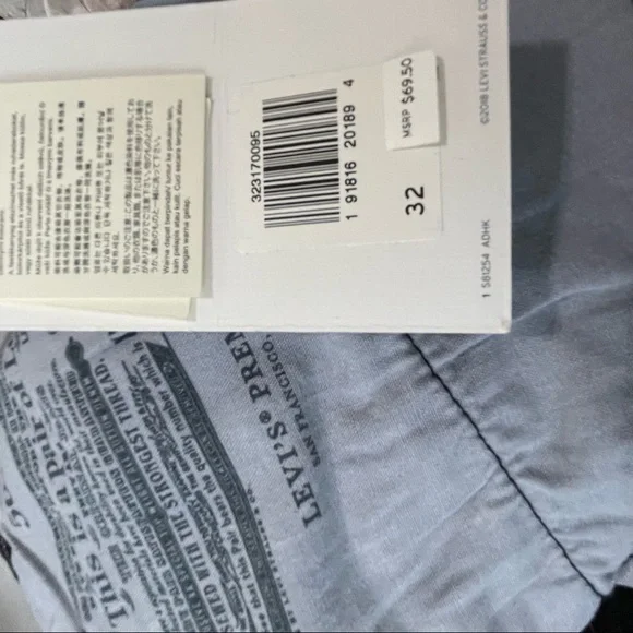 Levi’s premium mid rise 501 shorts 32